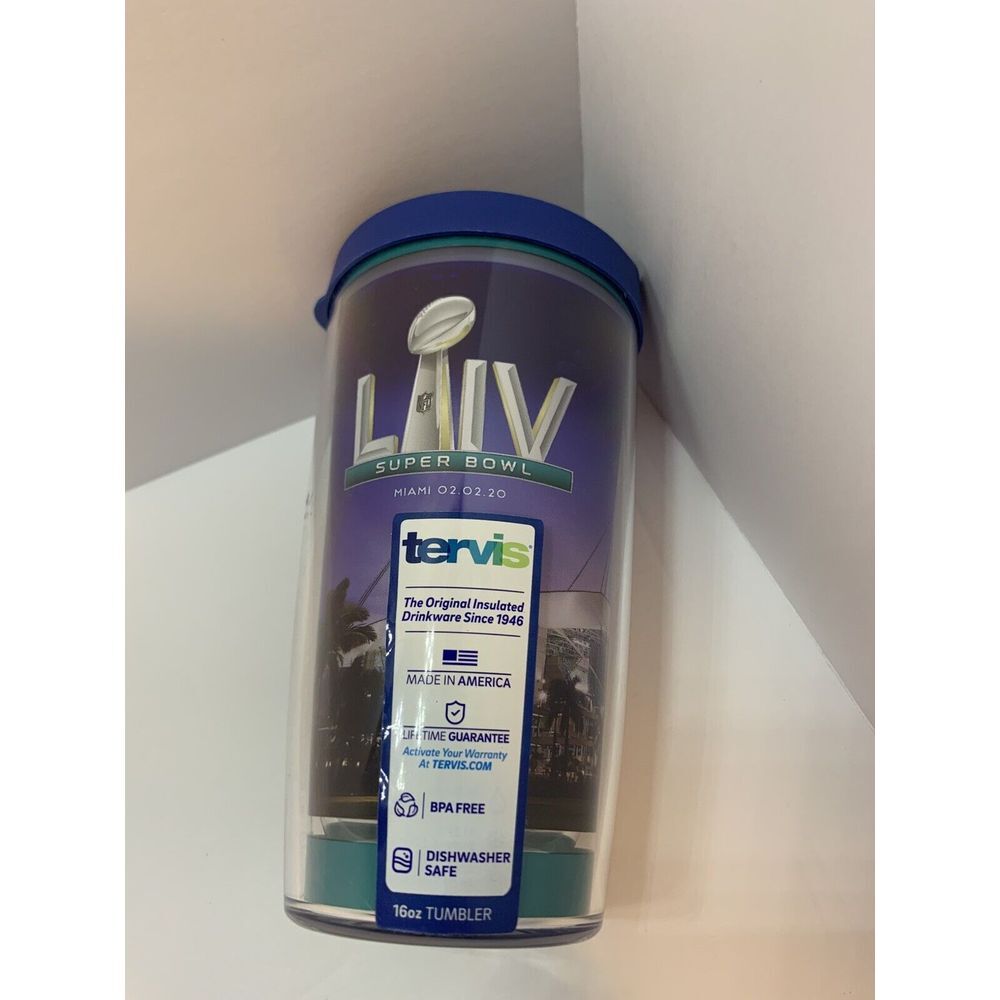 NFL Super Bowl LIV Miami 2020 Tumbler / Insulated BPA Free Officially Licensed - Picture 8 of 8